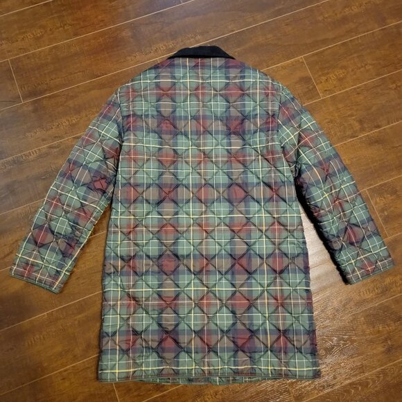 Kule Georgie Plaid Quilted Jacket Womens S Vintage Barn Coat Chore Classic - Picture 3 of 7